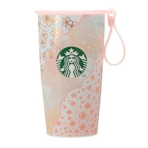 スターバックス SAKURA2025 ストラップカップシェイプ ステンレスボトル