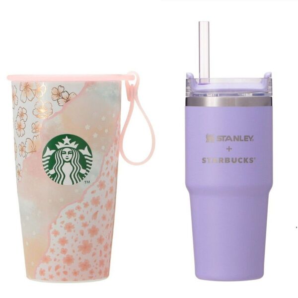 スターバックス SAKURA2025 カップシェイプ STANLEY タンブラー