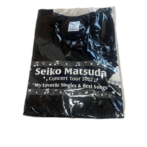 松田聖子 コンサートツアー2022 Tシャツ 黒 ブラック 新品未開封品
