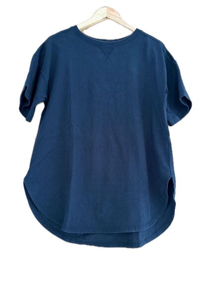 コットン 半袖 Tシャツ 黒 L