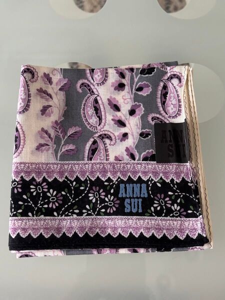新品タグ付き ANNA SUI アナスイ ハンカチ