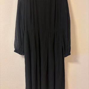 ブラック 長袖 ワンピース 礼服