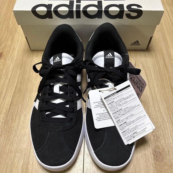adidas VL COURT 3.0 M 27.0cm 黒 スニーカー