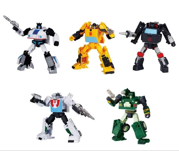 【新品・未開封】タカラトミーモール限定 トランスフォーマー オートボットスタンドユナイテッド5パック