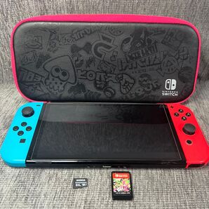 画面無傷★NintendoSwitch 有機ELモデル★ニンテンドー スイッチ本体 ケースセット 動作確認済み
