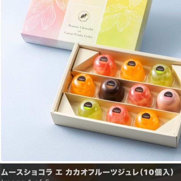 GODIVA ムースショコラ エ カカオフルーツジュレ (10個入)