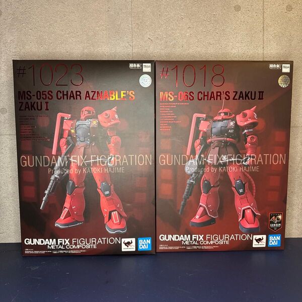 未開封 METAL COMPOSITE MS-05S MS-06S セット シャア専用 GUNDAM FIX FIGURATION