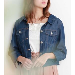 ★未使用★JILL by JILL STUART デニムGジャン ネイビー