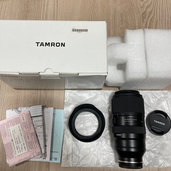 Tamron 50-400mm f/4.5-6.3 Di III VC VXD レンズ Sony E用【動作確認済み】