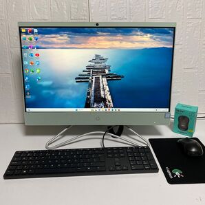 Windows11 オフィス2024年 Corei5 第9世代 SSD128GB+HDD2TB HPデスクトップPC タッチパネル