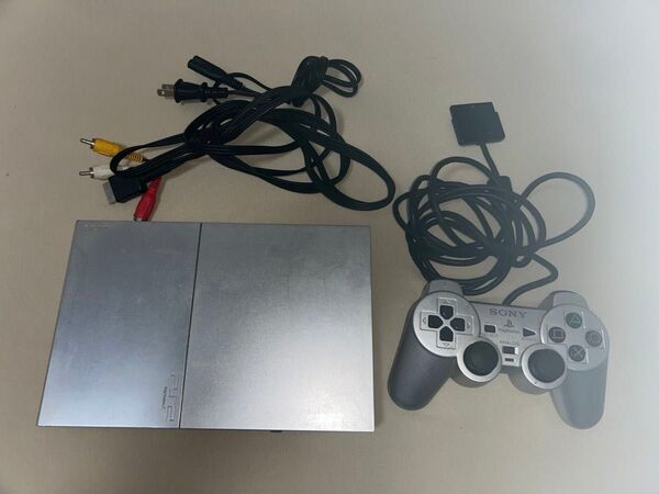 SONY PS2 SCPH-90000 薄型 サテンシルバー