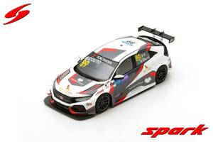 ■限定300pcs. スパークモデル 1/43 2018 ホンダシビック タイプR TCR #89 A.クート WTCR マカオ