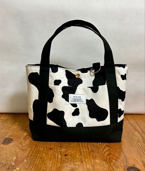 【ハンドメイド】 ミニトートバッグ ランチバッグ お散歩バッグ