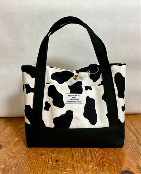 【ハンドメイド】 ミニトートバッグ ランチバッグ お散歩バッグ