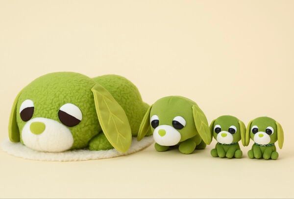 お茶犬 リョク ぬいぐるみ 4点セット(BIGサイズ&Mサイズ&ミニサイズ)2025年 SEGA セガ プライズ 新品未開封