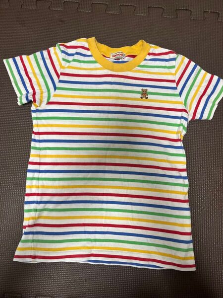 ミキハウス ボーダーTシャツ 120 半袖
