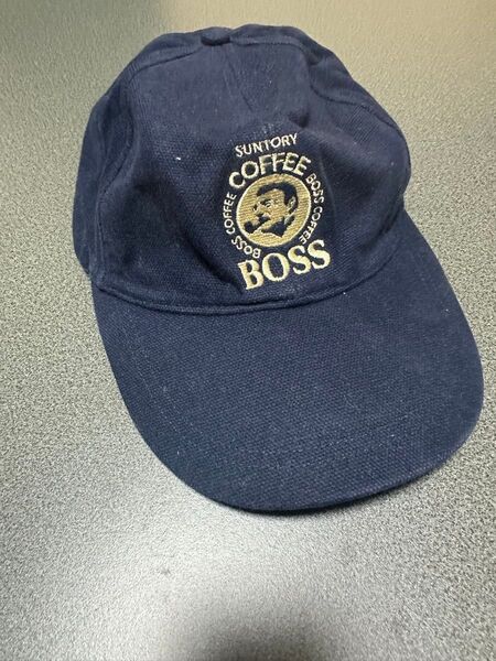 ビンテージ 非売品 BOSSキャップ 帽子 フリーサイズ サントリー