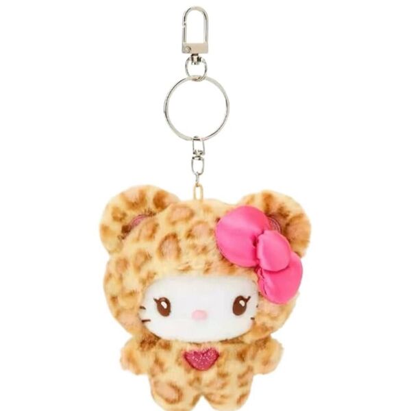 【タグ付き新品未使用】サンリオ ギャルクマデザインシリーズ ヒョウ柄キティちゃん マスコットキーホルダー y2k