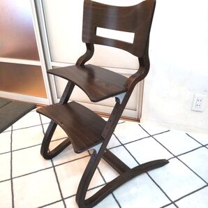(美品)リエンダー ハイチェア キッズチェア ウォールナット