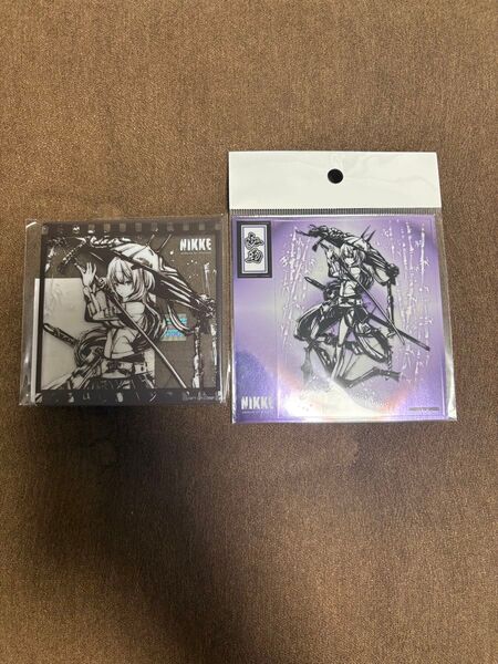 NIKKE 墨絵 アクリルコースター&ステッカー 紅蓮