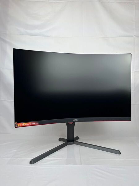 美品AOC C27G3 27インチゲーミングモニター 曲面型(湾曲型)165Hz