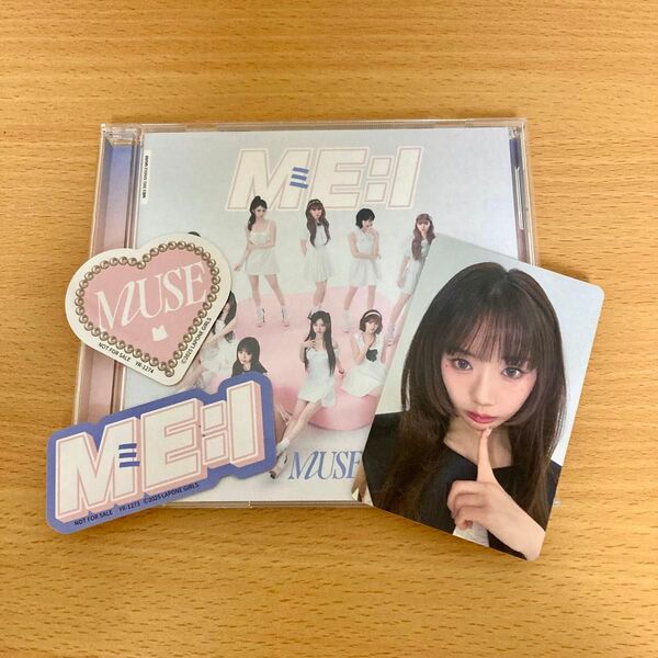 ME:I MUSE 通常盤 CD 清水恵子 トレカ ステッカー