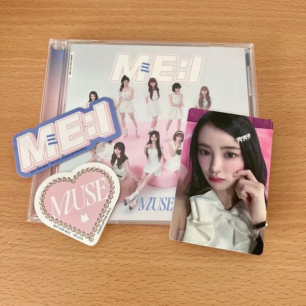 ME:I MUSE 通常盤 CD 櫻井美羽 トレカ ステッカー