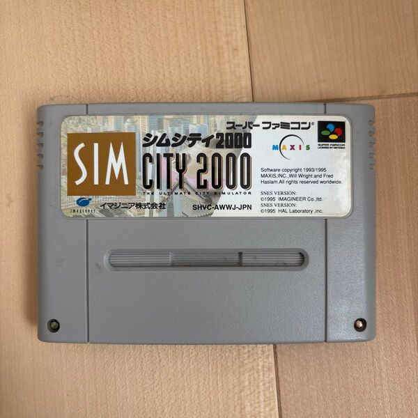 スーパーファミコン シムシティ2000 SHVC-AWWJ-JPN
