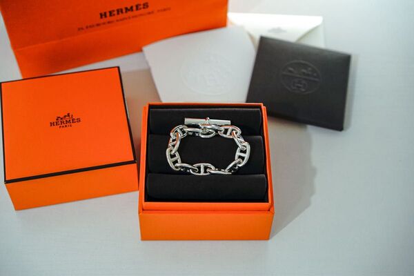 HERMES エルメス シェーヌダンクル GM 11コマ 未使用