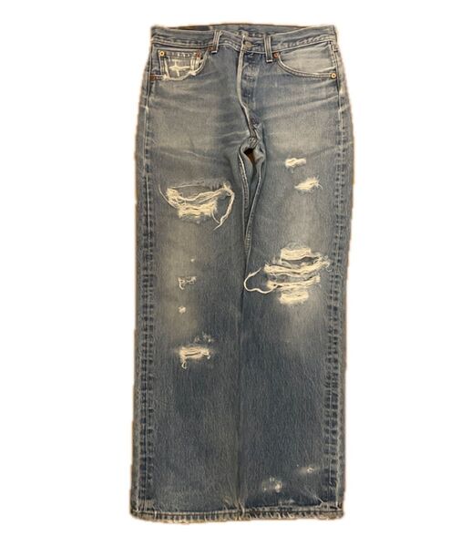 501xx grunge boro 00s old levi's denim pants w33