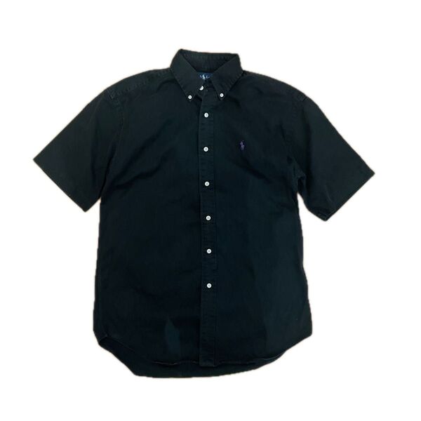 90s〜 old polo ralph lauren ポロラルフローレン BD半袖シャツ BLAKE classic fit