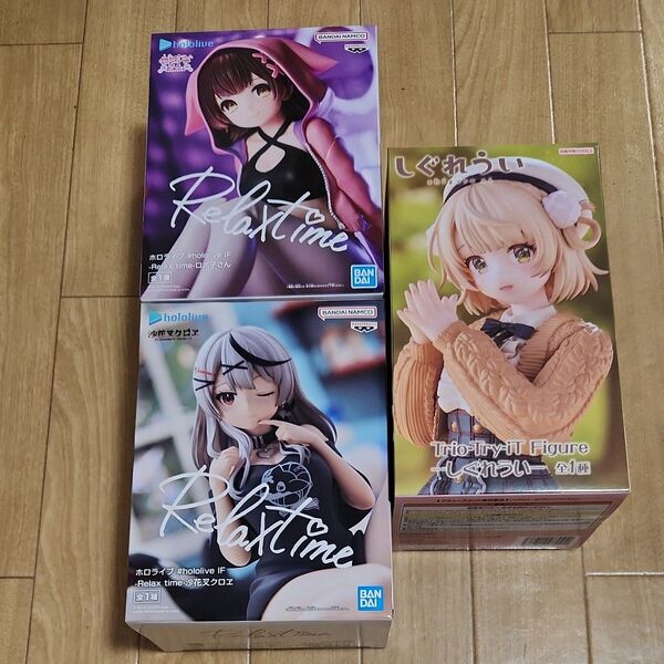 ホロライブ フィギュア 沙花叉クロヱ Relaxtime リラックスタイム ロボ子 しぐれうい TrioTryit トリオトライト