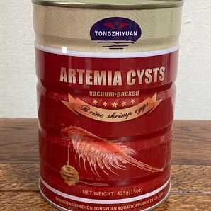 高品質ブラインシュリンプ 425g 孵化率90% 孵化率90 ブラインシュリンプ らんちゅう メダカ