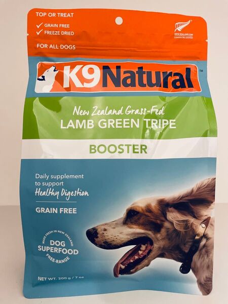 K9ナチュラル ラム グリーントライプ 200g