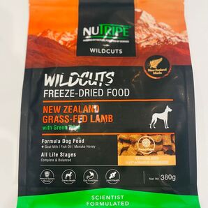 NUTRIPE 【ラムwithグリーントライプ】 フリーズドライドッグフード 380g