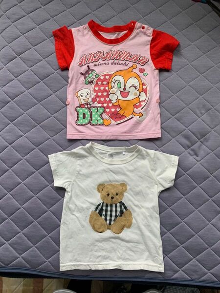 ドキンちゃん くま 半袖Tシャツ 90cm 95cm 2枚セット