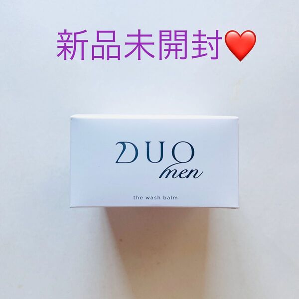 【新品】 DUO デュオ メン ザウォッシュバーム 洗顔料 90g