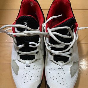 YONEX パワークッション106 26.0cm ホワイト/レッド