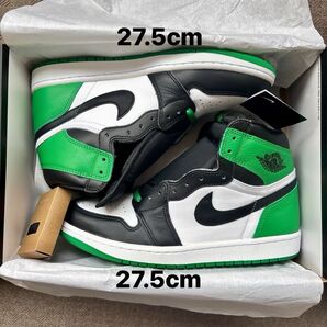 JORDAN 1 RETRO HIGH OG "CELTICS BLACK AND LUCKY GREEN" DZ5485-031