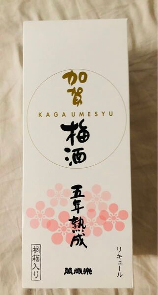 萬歳楽 加賀梅酒 5年熟成 桐箱付き 15度 720ml
