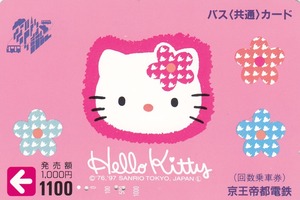 【京王帝都電鉄・使用済】Hello　Kitty