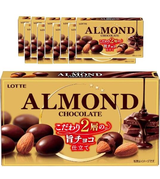 ロッテアーモンドチョコレート 86g×10