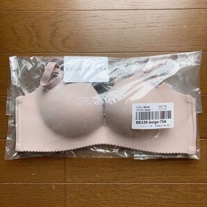 LACE LADIES ブラジャー 75A ピンクベージュ 3/4カップシームレス ブラ