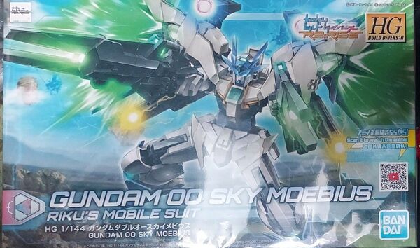 HGBD:R ガンダムビルドダイバーズRe:RISE ガンダムダブルオースカイメビウス 1/144スケール 色分け済みプラモデル