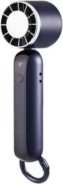 ハンディファン 携帯扇風機 冷却プレート 瞬間冷却 5000mAh 最大13時間動作 3段階風量調節 クーラー機能 カラビナ付き