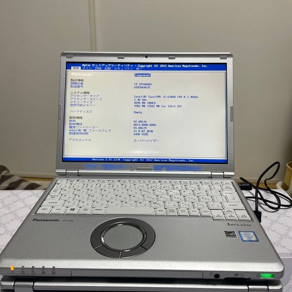 4台セット Let's note CF-SZ5 第6世代i5/4GBメモリ/HDDなし ジャンク