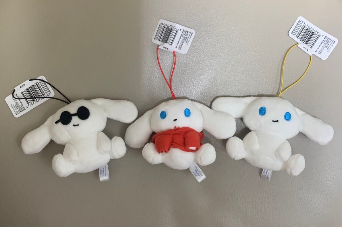 マスコットホルダー キャップ パーカー サングラス ヘッドホン I CINNAMOROLL アイシナモロール ミニマスコットホルダー