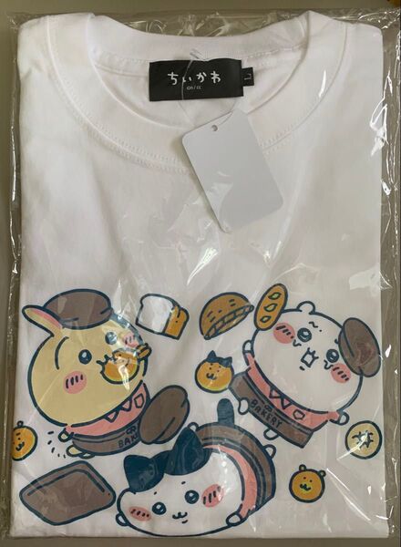 ちいかわベーカリー Tシャツ 転びまくるトリオ Lサイズ