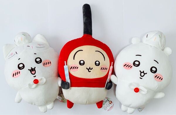 ちいかわ うさぎ ハチワレ 誕生日BIGぬいぐるみ 全3種類セット チャッカマン