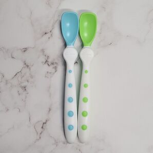 NUK ヌーク 離乳食用スプーン シリコンスプーン 2本セット 6ヶ月から
